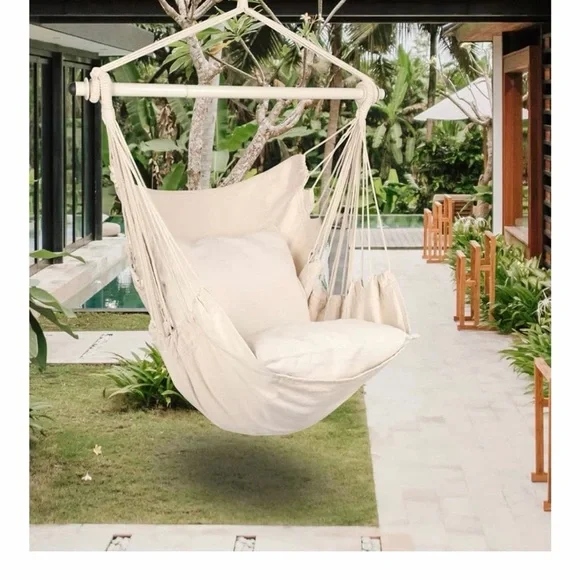 Amazon Cream Hanging Chair Hammock - Picture 2 of 3